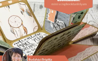 Hogyan készül a dobozalbum? online scrapbooktanfolyam